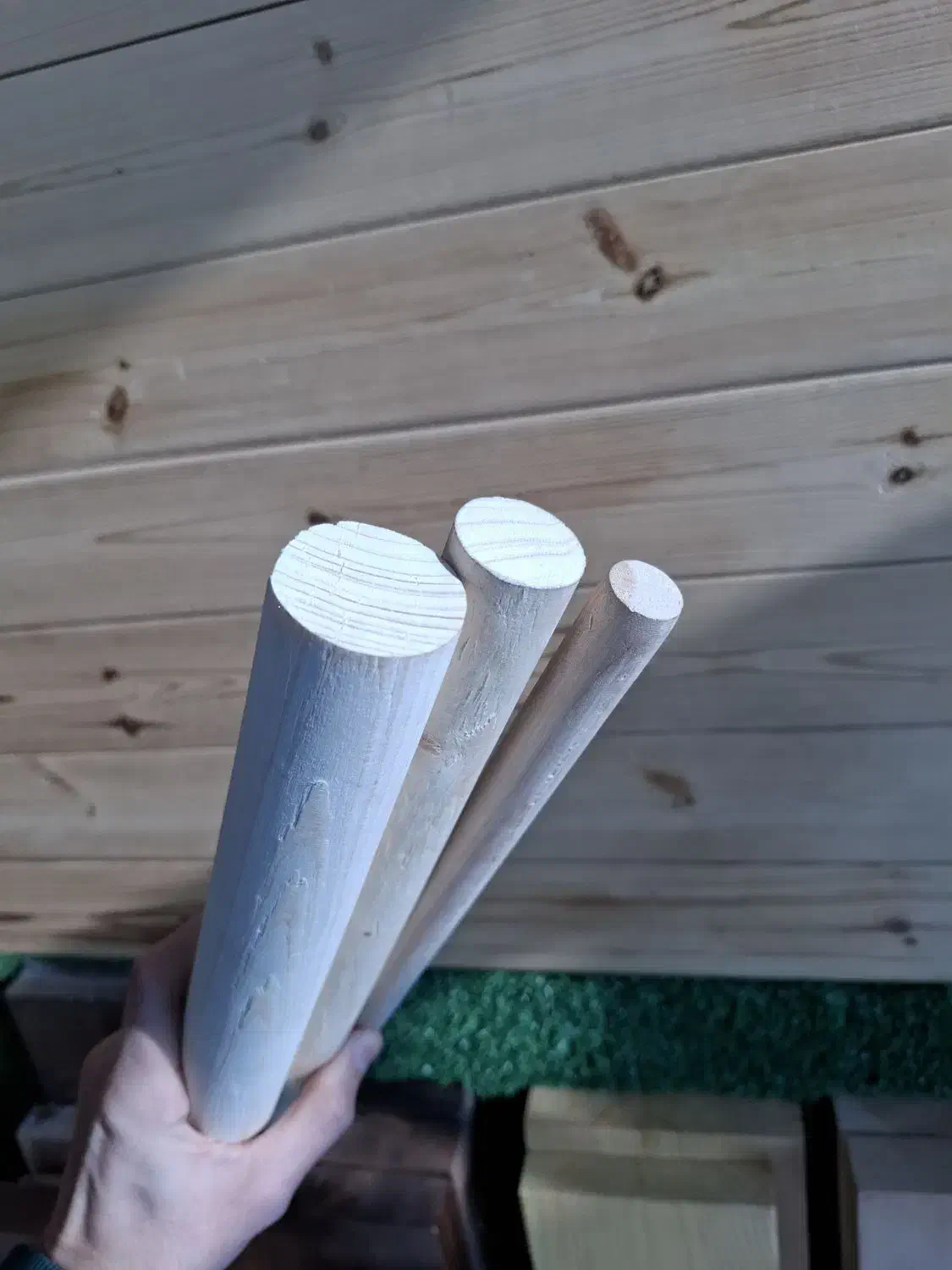 چوب گرد دوبل چوبی چوب پرچم|عمده‌فروشی|تهران, بهارستان|دیوار