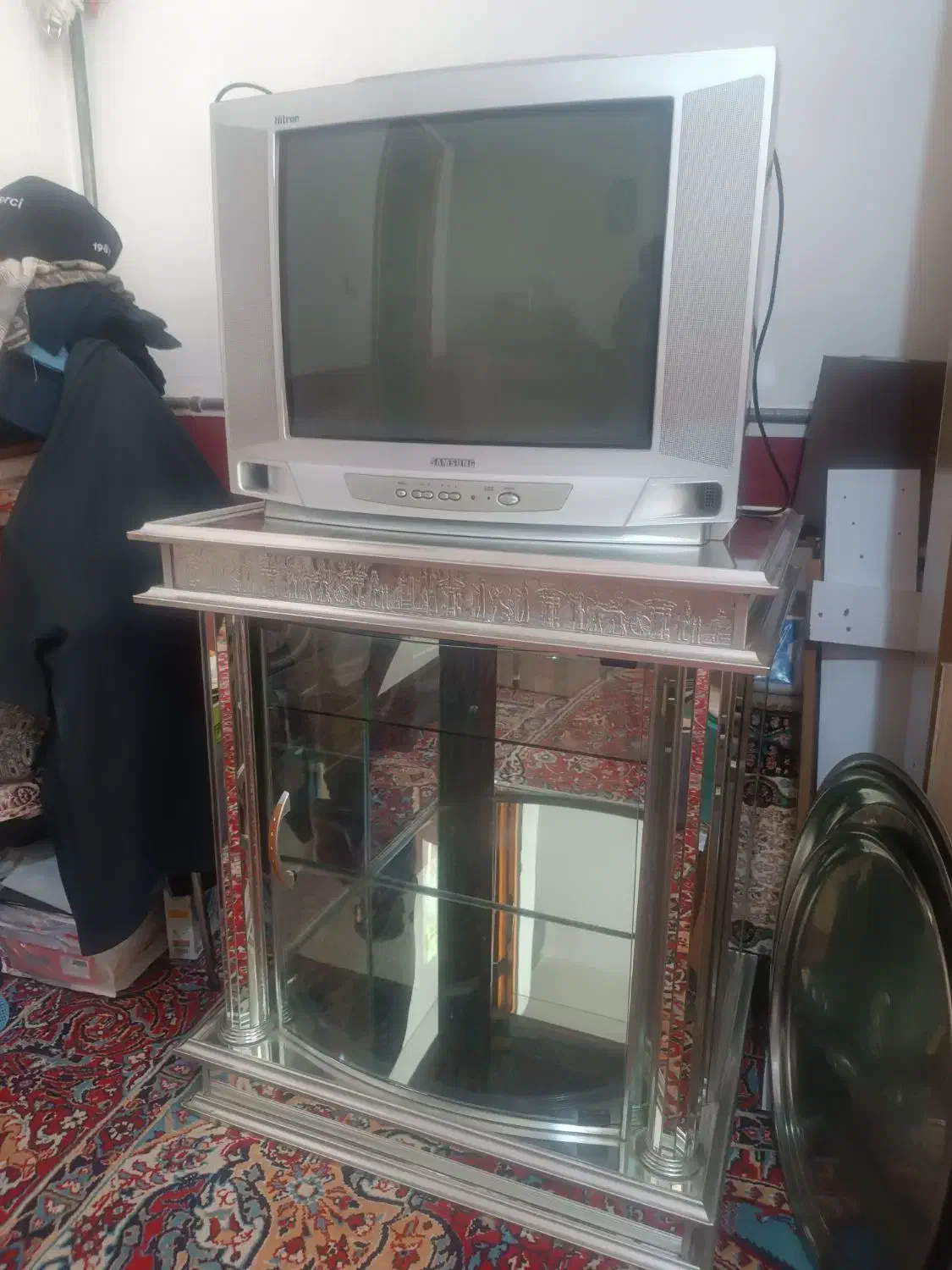 زیر تلوزیون شیشه ای|میز تلویزیون|نهاوند, |دیوار