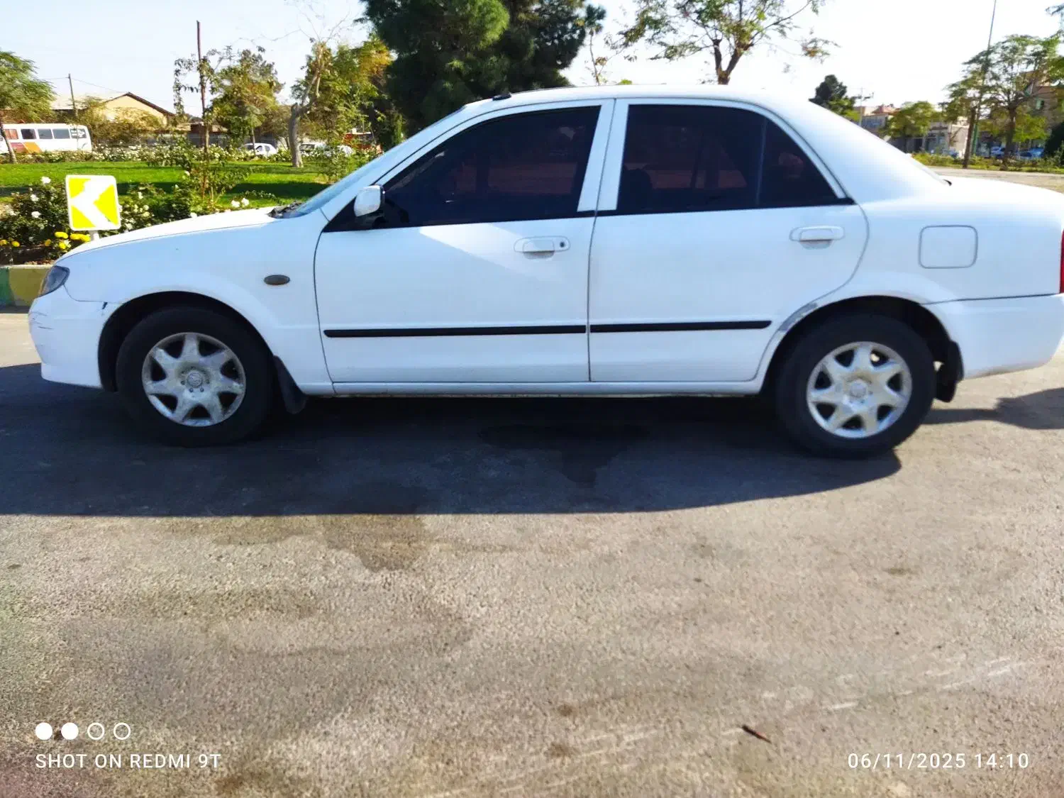 مزدا 323 سفید فابریک|خودرو سواری و وانت|کاشان, کلنگه|دیوار