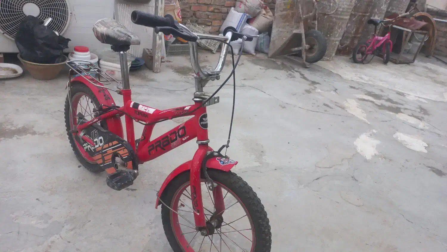 دوچرخه 16|دوچرخه، اسکیت، اسکوتر|گنبد کاووس, |دیوار