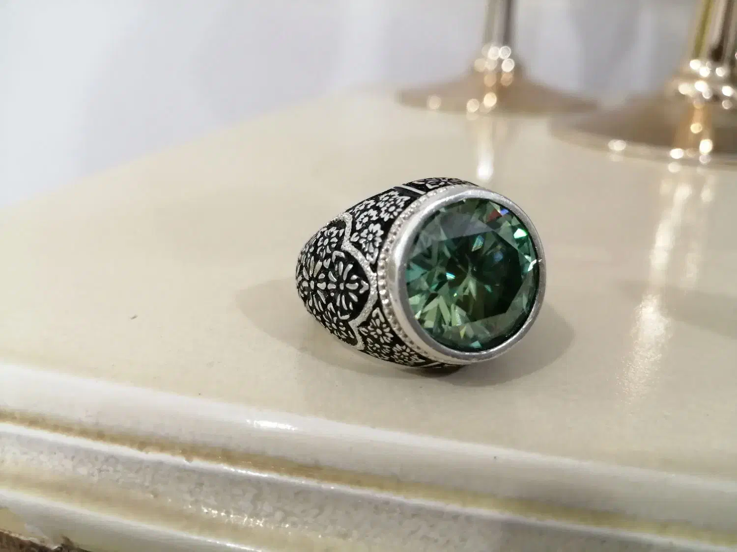 کلکسیونی تعدادی انگشتر، تسبیح ونگین|کلکسیون اشیاء عتیقه|نهاوند, |دیوار