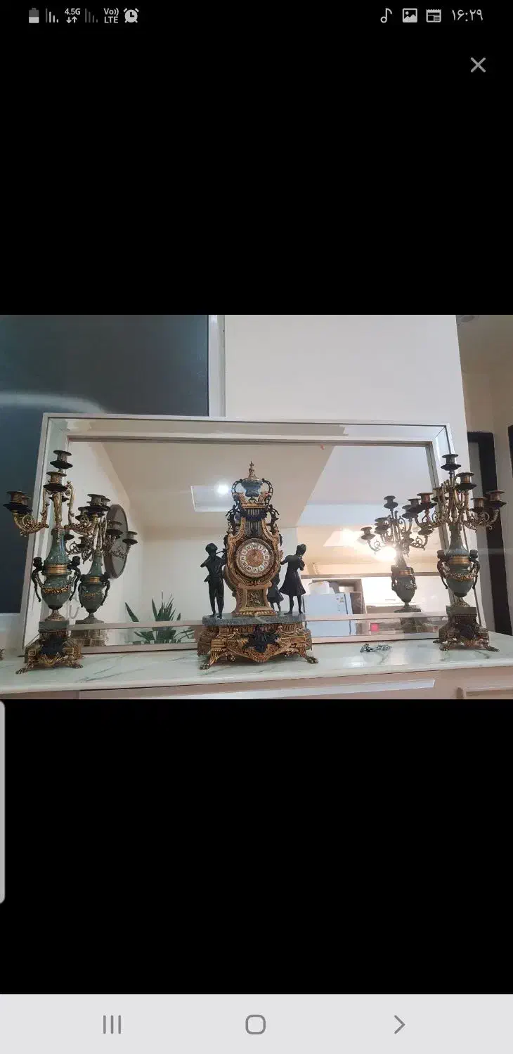 ساعت شمعدانی انتیک|ساعت دیواری و تزئینی|کرج, گوهردشت|دیوار