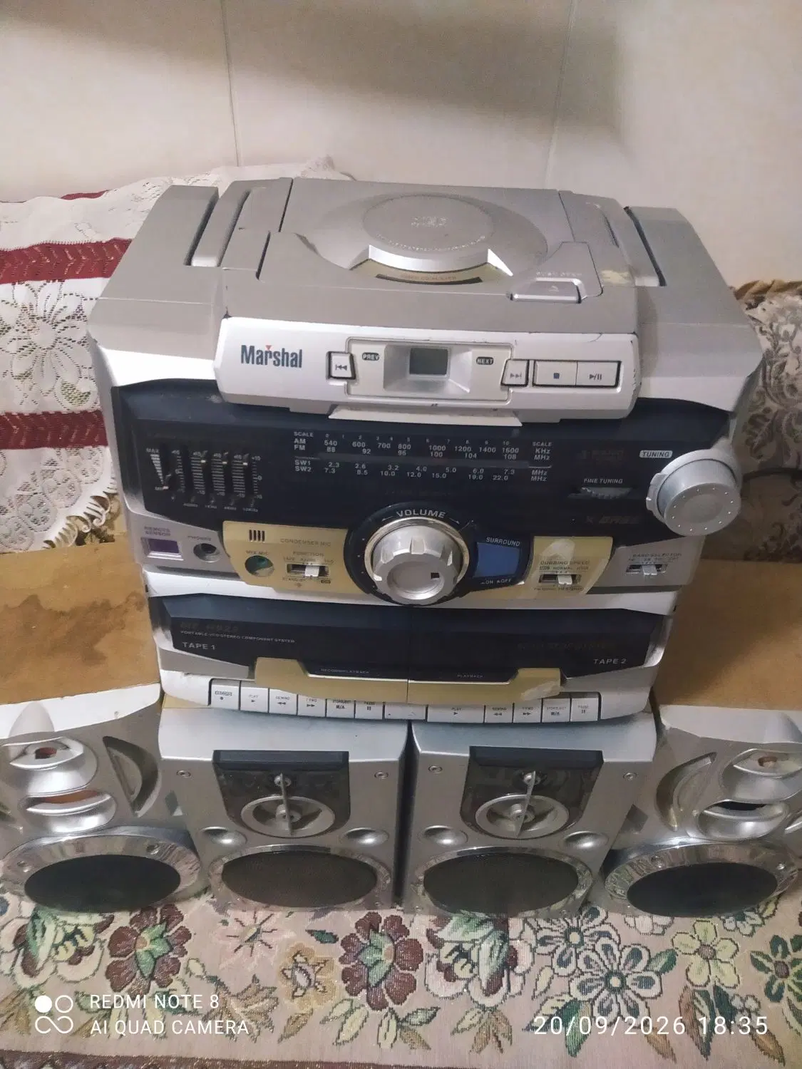 ضبط0|سیستم صوتی خانگی|کاشان, مسلم آباد|دیوار