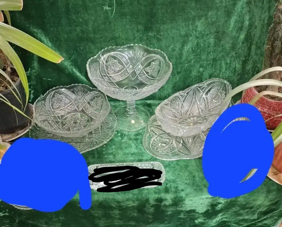 بلور امریکایی|ظروف سرو و پذیرایی|آران و بیدگل, |دیوار