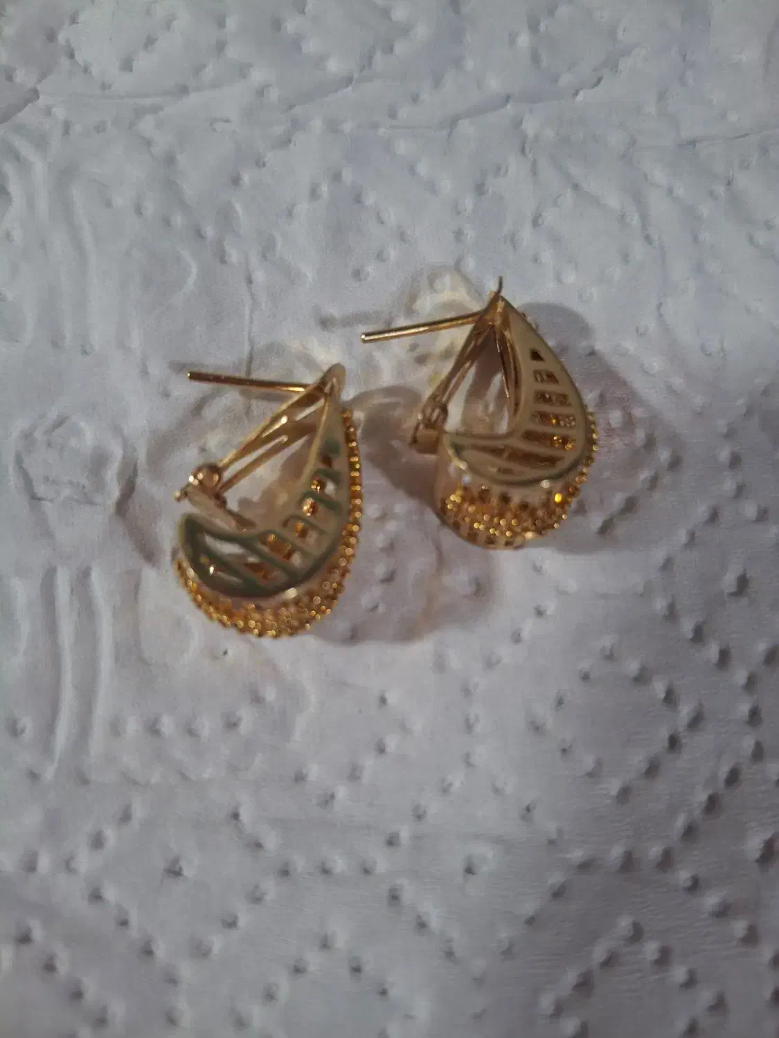 گوشواره طلا|جواهرات|تبریز, |دیوار