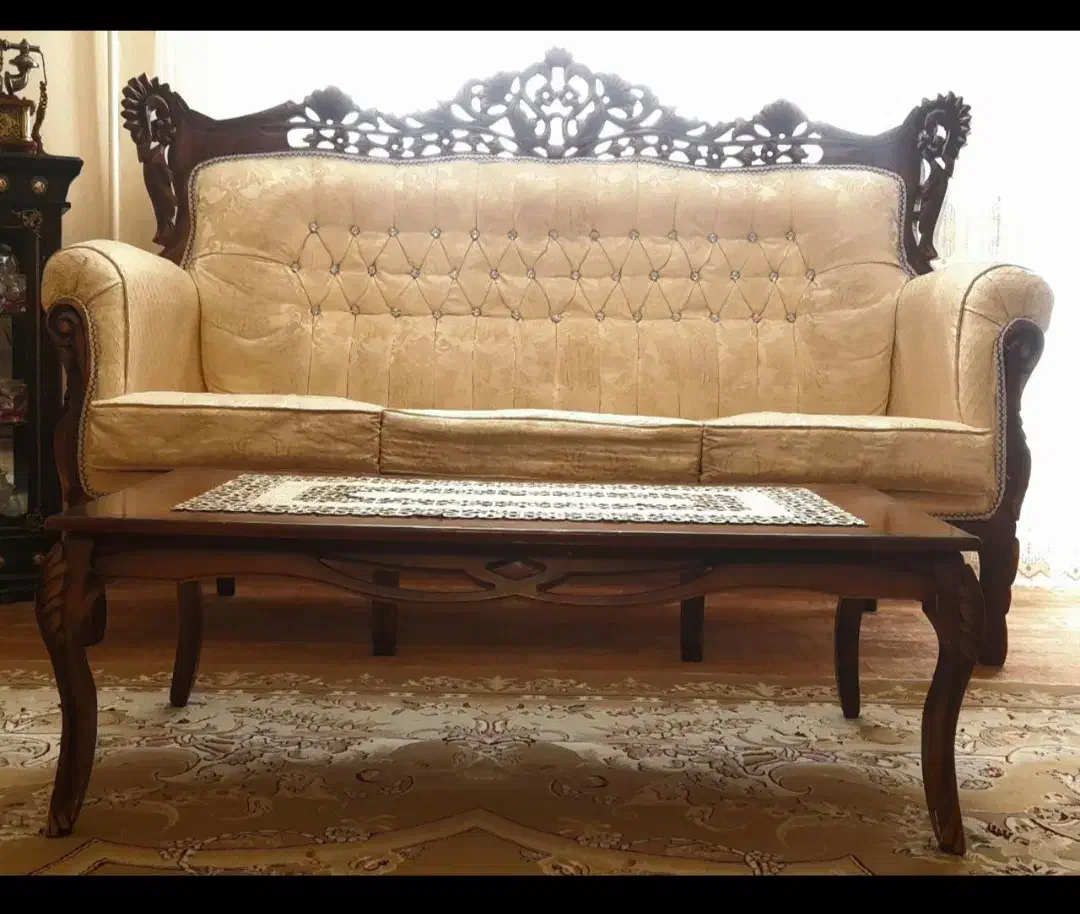 مبل ۹ نفره سلطنتی|مبلمان خانگی و میز عسلی|سنندج, |دیوار