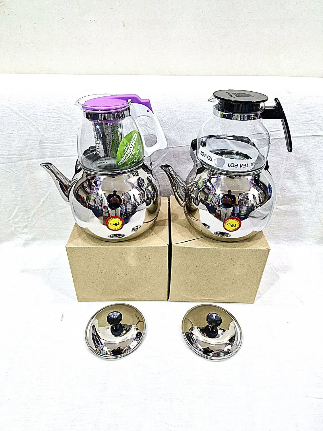 کتری قوری استیل 4لیتری|قوری، کتری، قهوه‌ساز دستی|اهواز, بیست متری شهرداری|دیوار