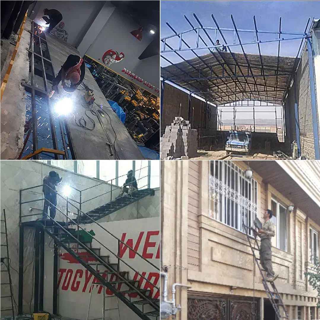 جوشکاری سیارآهنگری نرده حفاظ پنجره بالکن پله آهنگر|خدمات پیشه و مهارت|تهران, پونک|دیوار