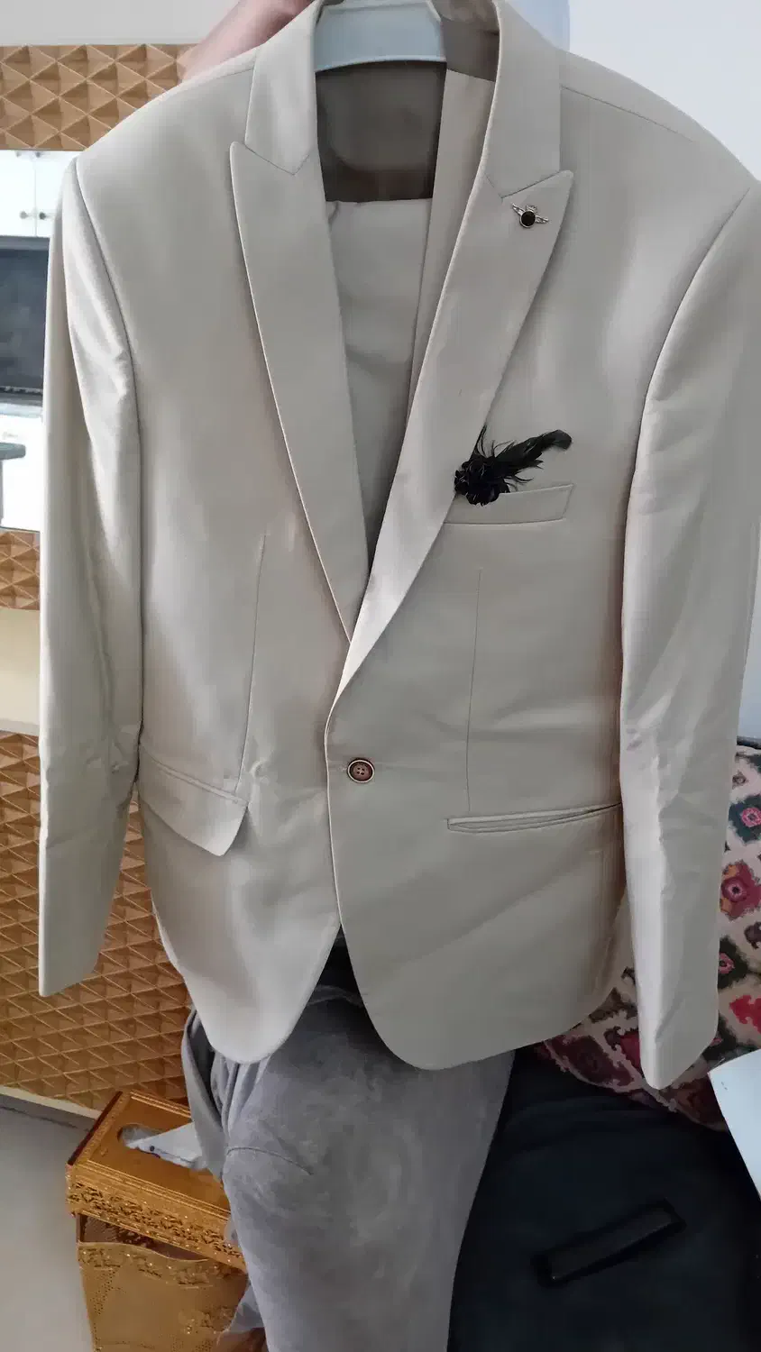 کت و شلوار.نو نو ۱شب پوشیده شده|لباس|پاکدشت, پاکدشت (مامازند)|دیوار