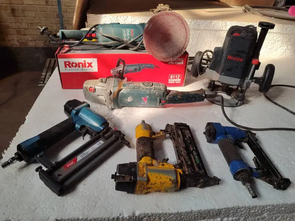 لوازم نجاری+ کارتن بسته بندی ضدسرقت + یونولیت|ابزارآلات|رباط‌کریم, شهرک صنعتی ده‌حسن|دیوار