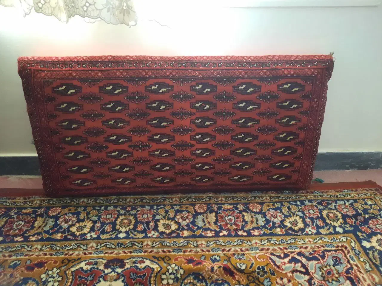 یک جفت پشتی دستباف|پشتی|کرج, حصارک بالا|دیوار