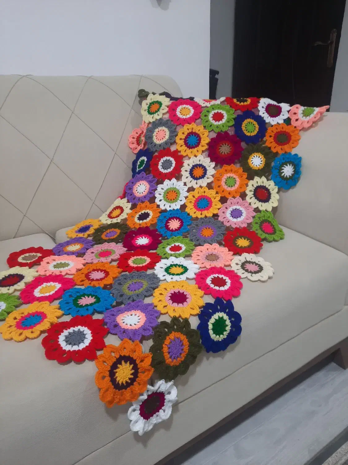 شال مبلی|صنایع دستی و سایر لوازم تزئینی|لاهیجان, مهرگان|دیوار