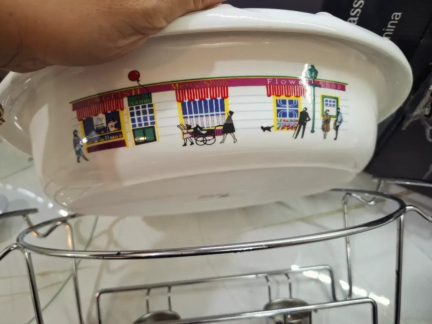 حراج ظرف ظروف پیرکس لمونژ ژاپنی ارکوفلام رومنس|ظروف سرو و پذیرایی|تهران, منیریه|دیوار