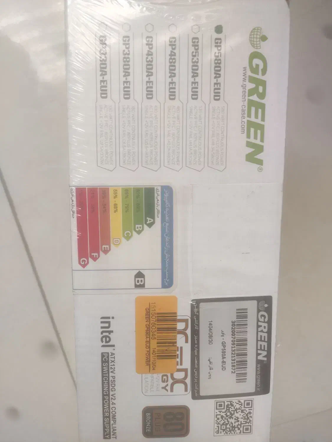 پاور گرین 580A-eud|قطعات و لوازم جانبی رایانه|اراک, |دیوار