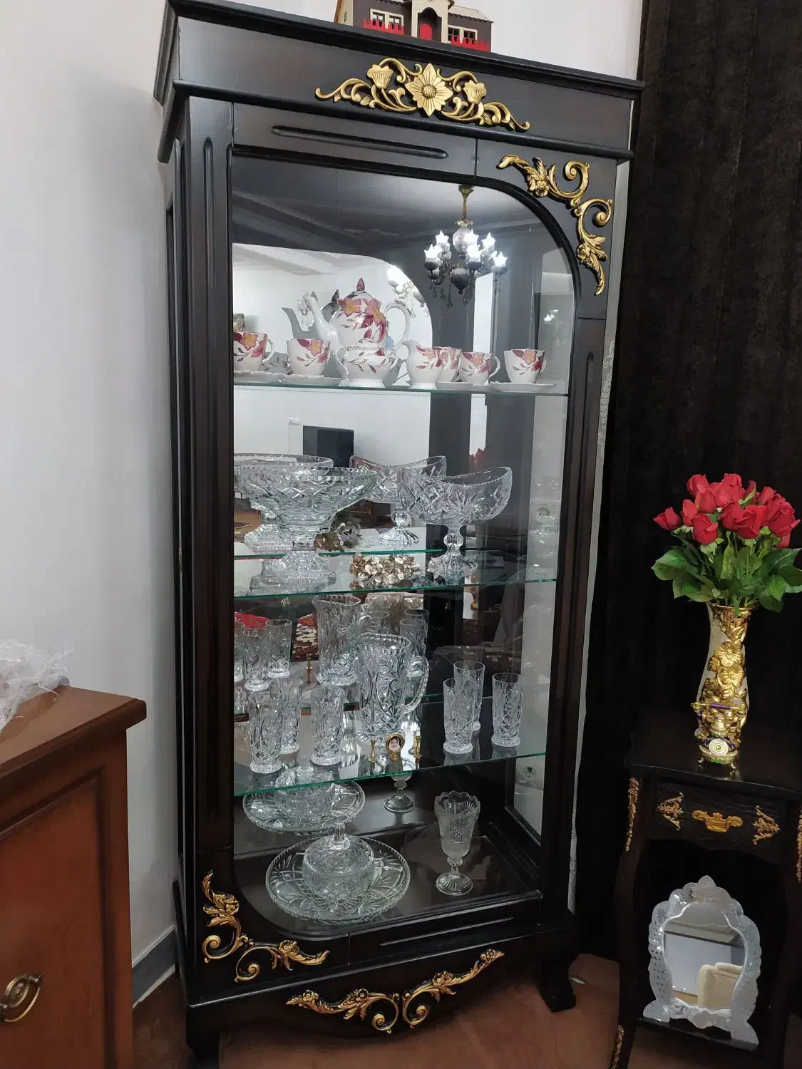 بوفه چوبی|بوفه، ویترین، کنسول|هشترود, |دیوار