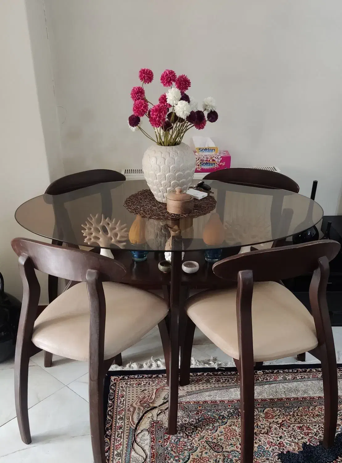 میز ناهار خوری4نفره|میز و صندلی غذاخوری|تهران, شهرک فرهنگیان|دیوار