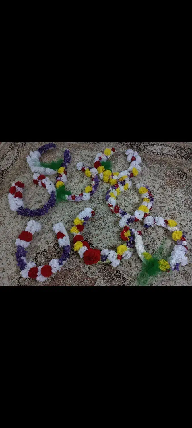 گل گردنی حلقه گل|گل مصنوعی|اهواز, بهزاد شهر|دیوار