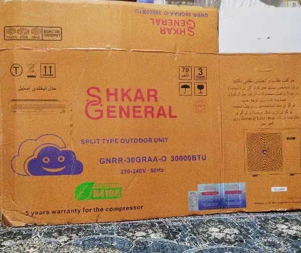 جعبه خالی کولر گازی جنرال کوول مدل 30000BTU|ابزارآلات|کهریزک, |دیوار