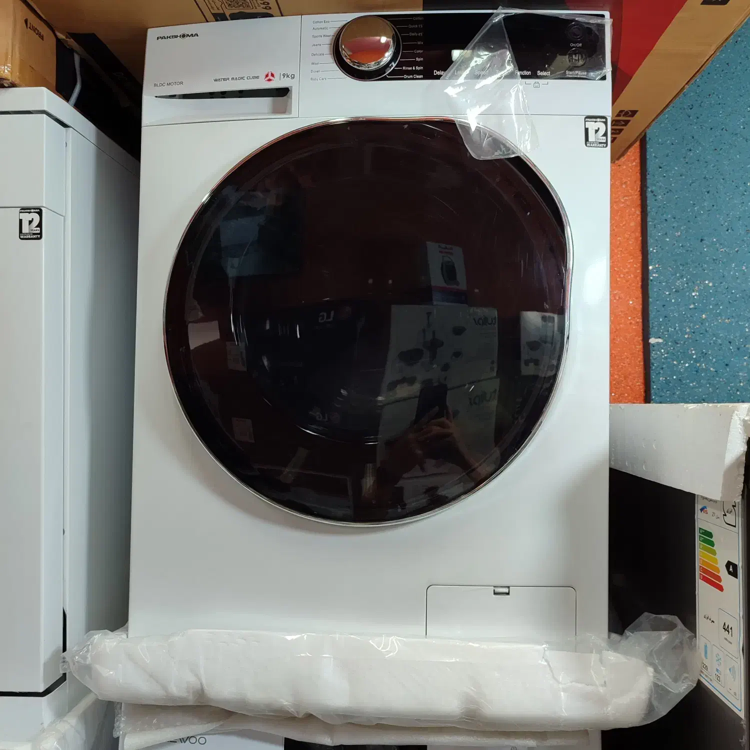 ماشین لباسشویی پاکشوما 9 کیلویی اینورتر BWF40107WT|ماشین لباسشویی و خشککن لباس|رشت, بازار|دیوار