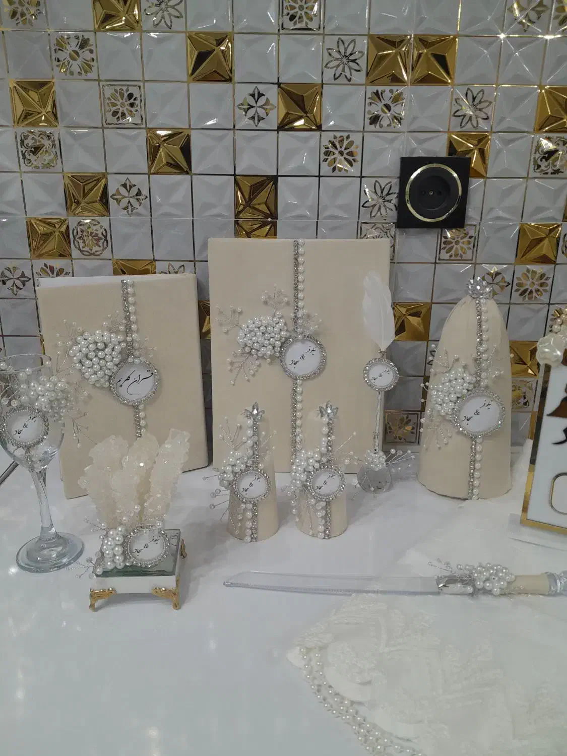 انواع گیفت. سینی حنا. ست بله برون|خدمات پذیرایی، مراسم|زاهدان, |دیوار