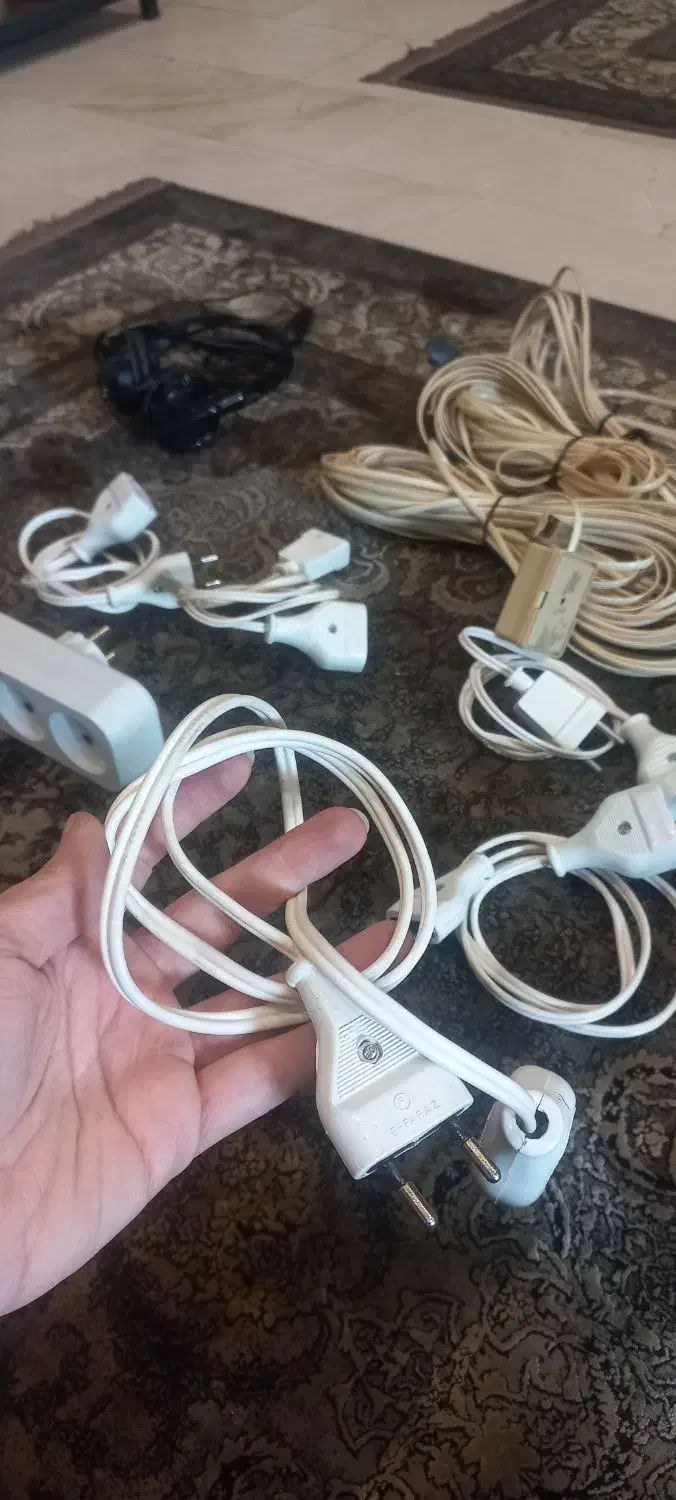 سیم تلفن تک راهه هندزفری کامپیوتری|قطعات و لوازم جانبی رایانه|تهران, جیحون|دیوار