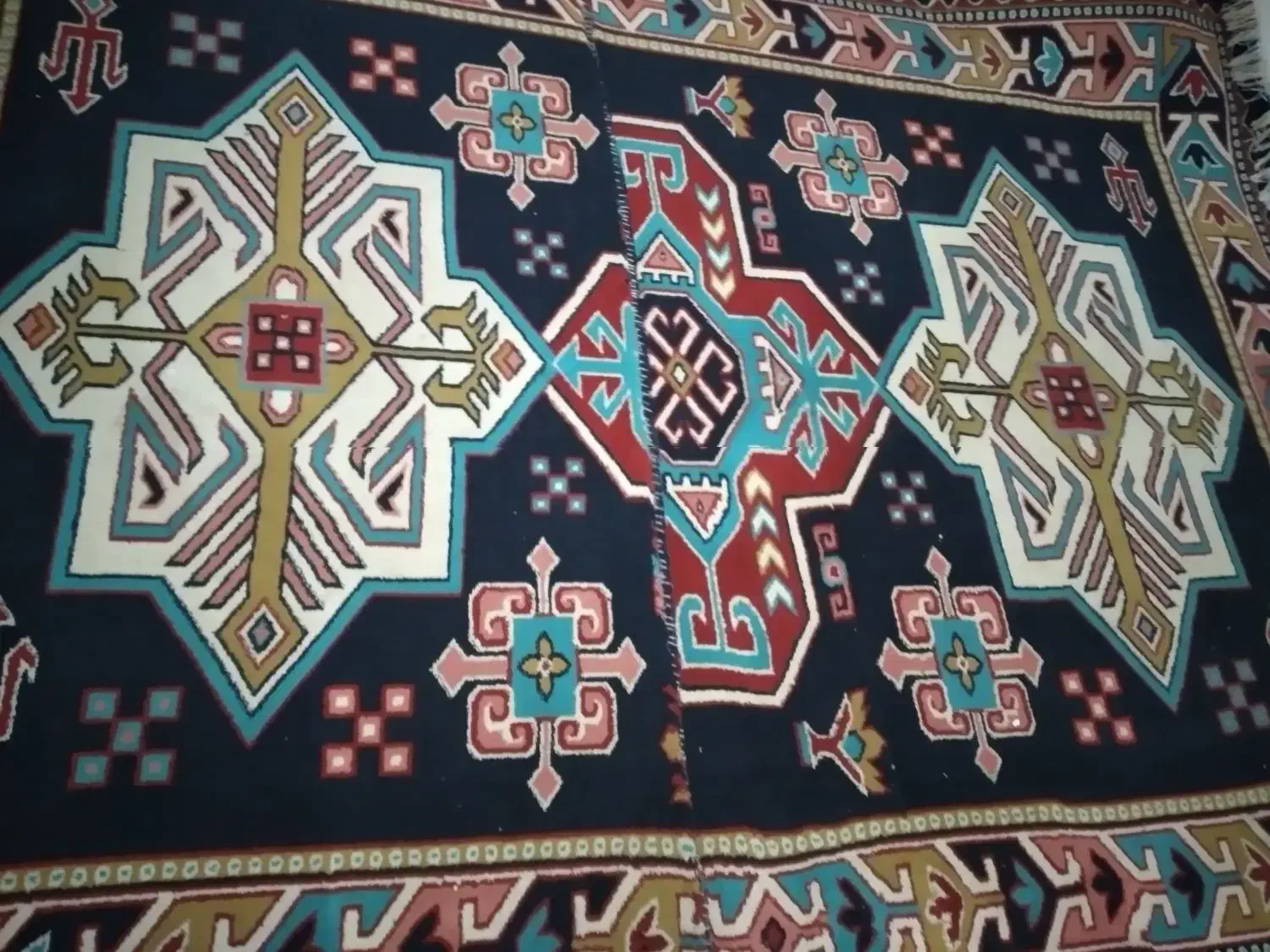 گلیم فرش ۲عدد|گلیم، جاجیم، گبه|مریوان, |دیوار