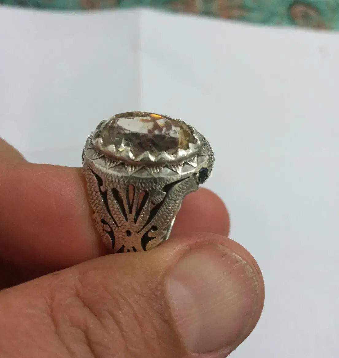 انگشتر جواهری دست ساز|جواهرات|خمینی‌شهر, |دیوار