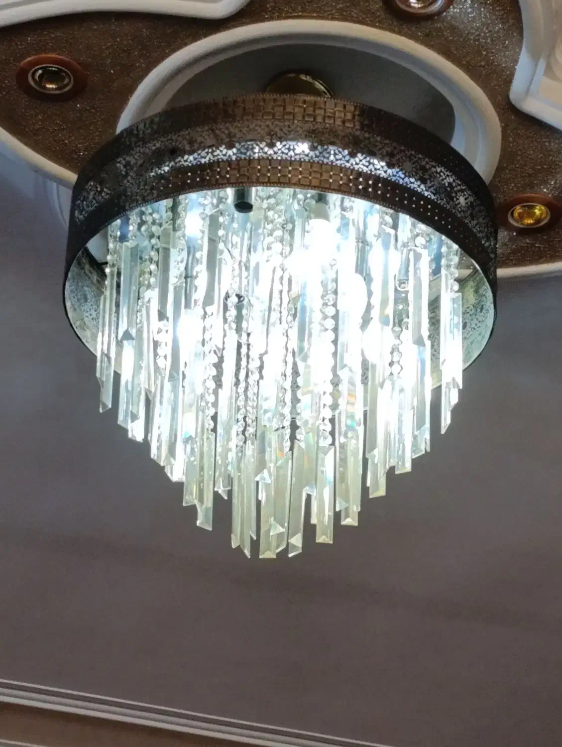 لوستر|لوستر و چراغ آویز|آبیک, |دیوار