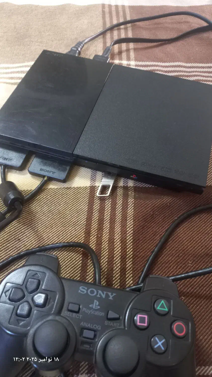 پی اس ۲ )ps2 فلش خور سالم|کنسول، بازی ویدئویی و آنلاین|رشت, پیرکلاچای|دیوار
