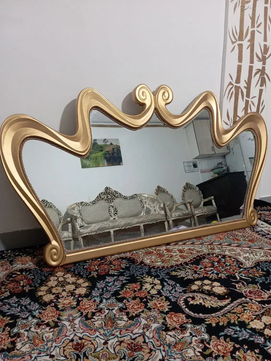 آینه تزئینی جنس درجه یک سالم|آینه|کرج, خرمدشت|دیوار