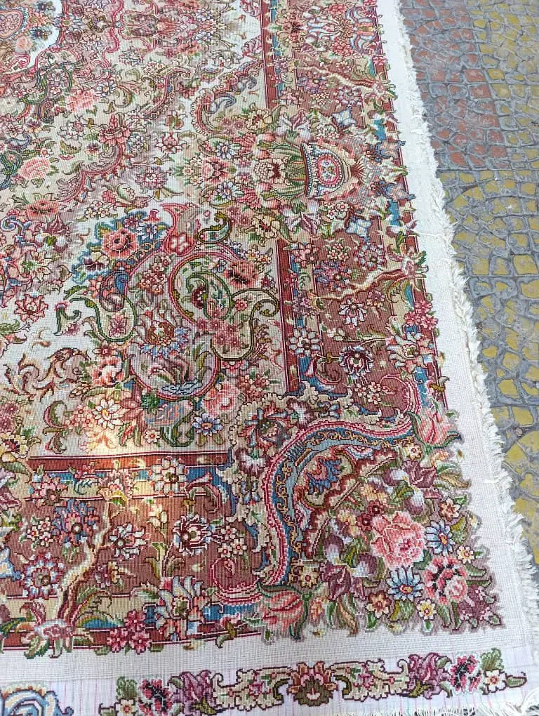 فرش۶متری رج۳۰طرح سالاری چله نخ حاشیه مرینوس|فرش|تبریز, |دیوار