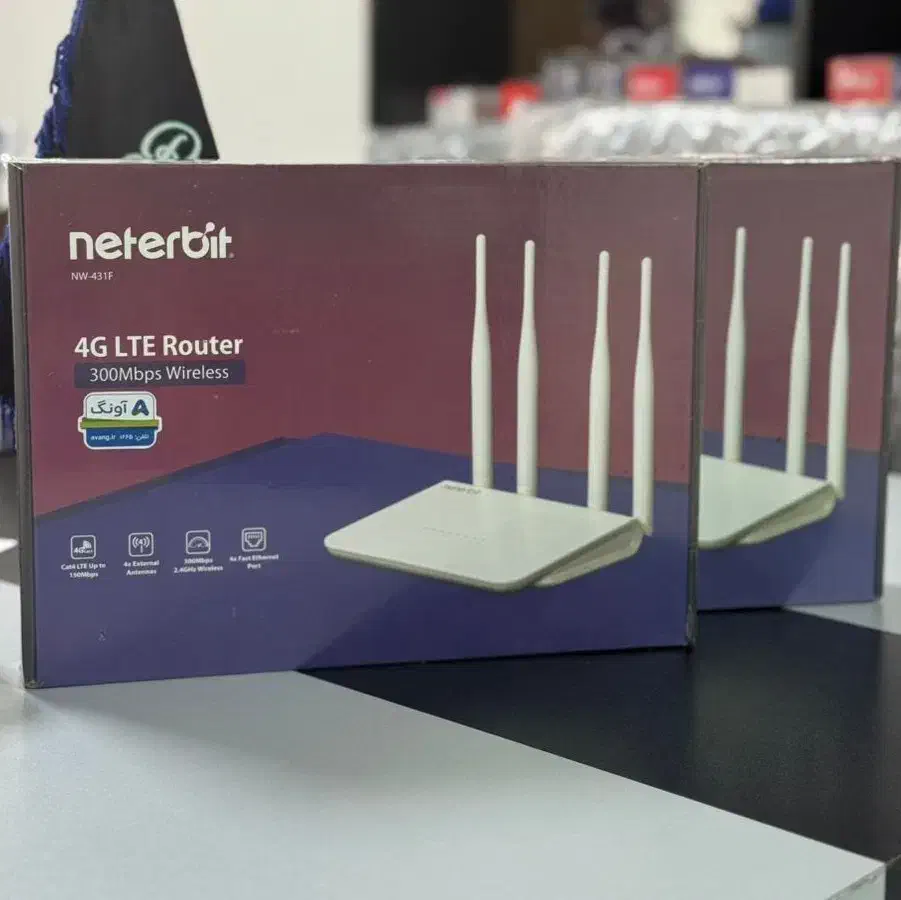 مودم سیم کارتی چهارآنتن|مودم و تجهیزات شبکه|شیراز, بعثت|دیوار