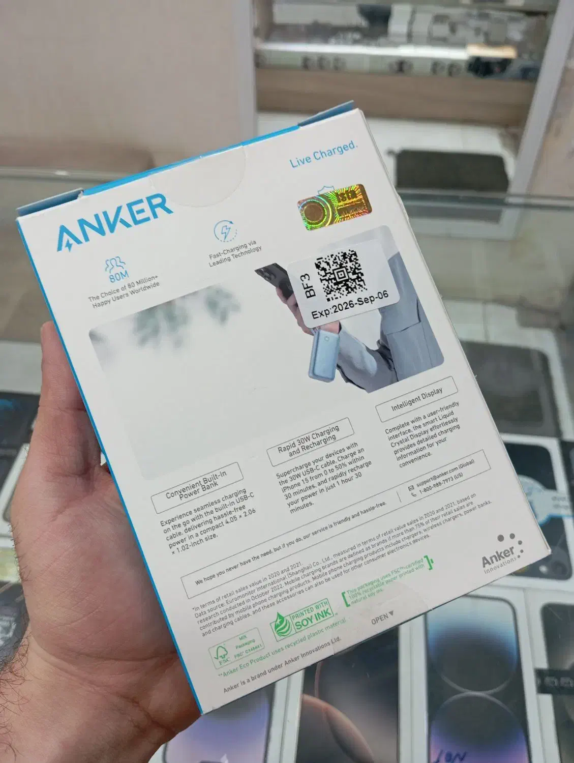 پاور بانک ۱۰۰۰۰ انکر|لوازم جانبی موبایل و تبلت|آشخانه, |دیوار