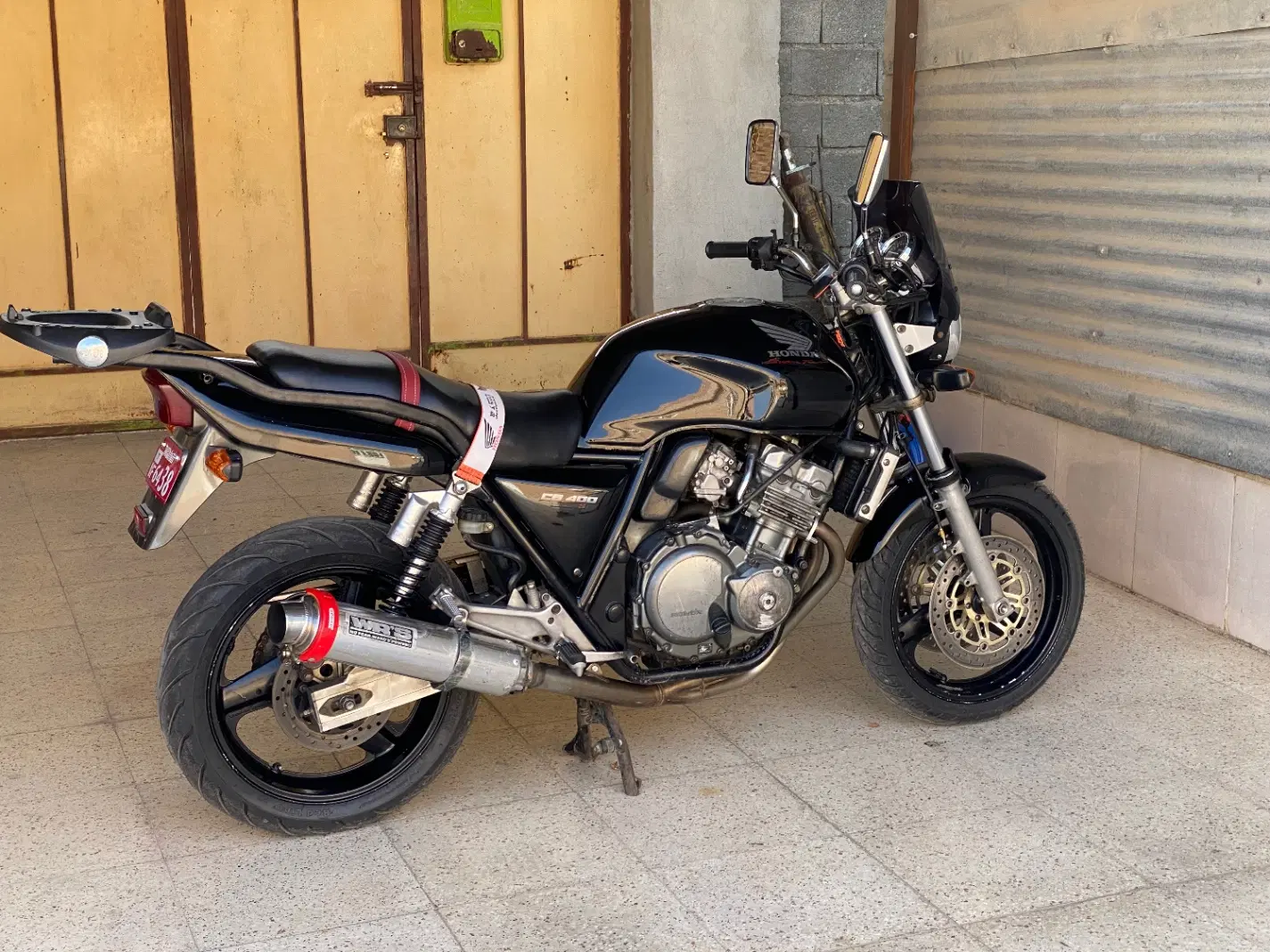 Cb400|موتورسیکلت|رودخانه, |دیوار