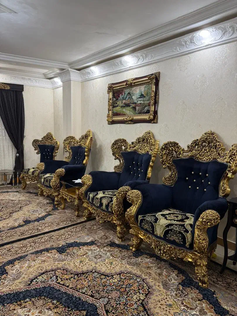 مبل نه نفره و میز نهارخوری شش نفره|مبلمان خانگی و میز عسلی|رشت, شهرک قدس|دیوار