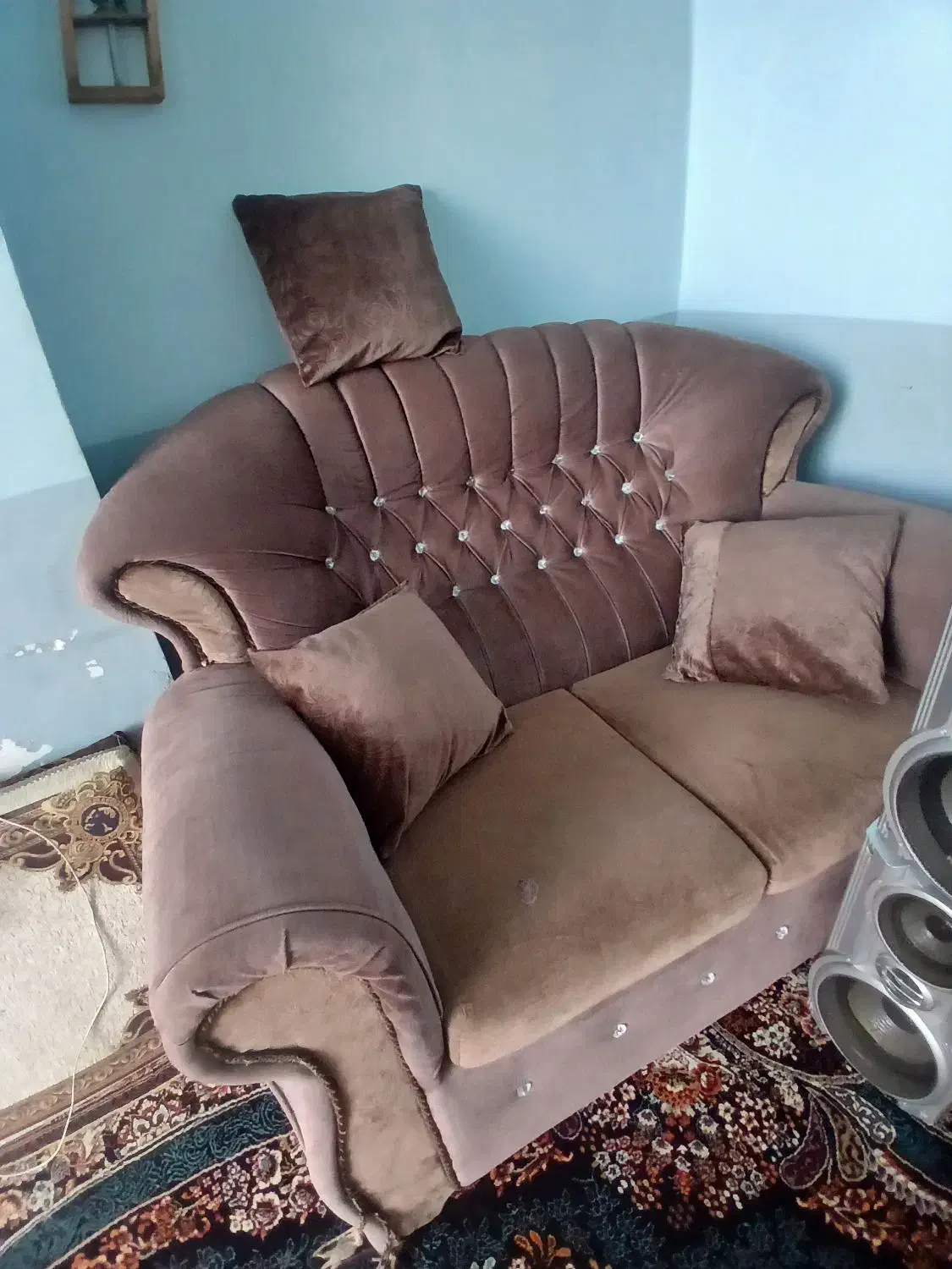 فروش یک دست مبل|مبلمان خانگی و میز عسلی|کاشمر, |دیوار