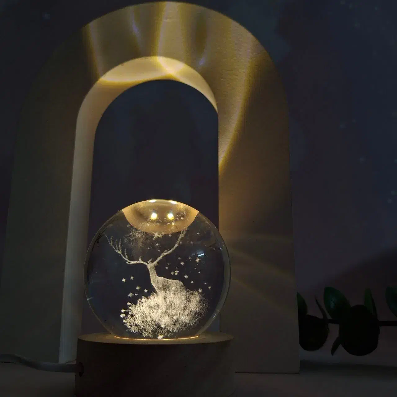 گوی چراغ دار|ریسه و چراغ تزئینی|خمین, |دیوار