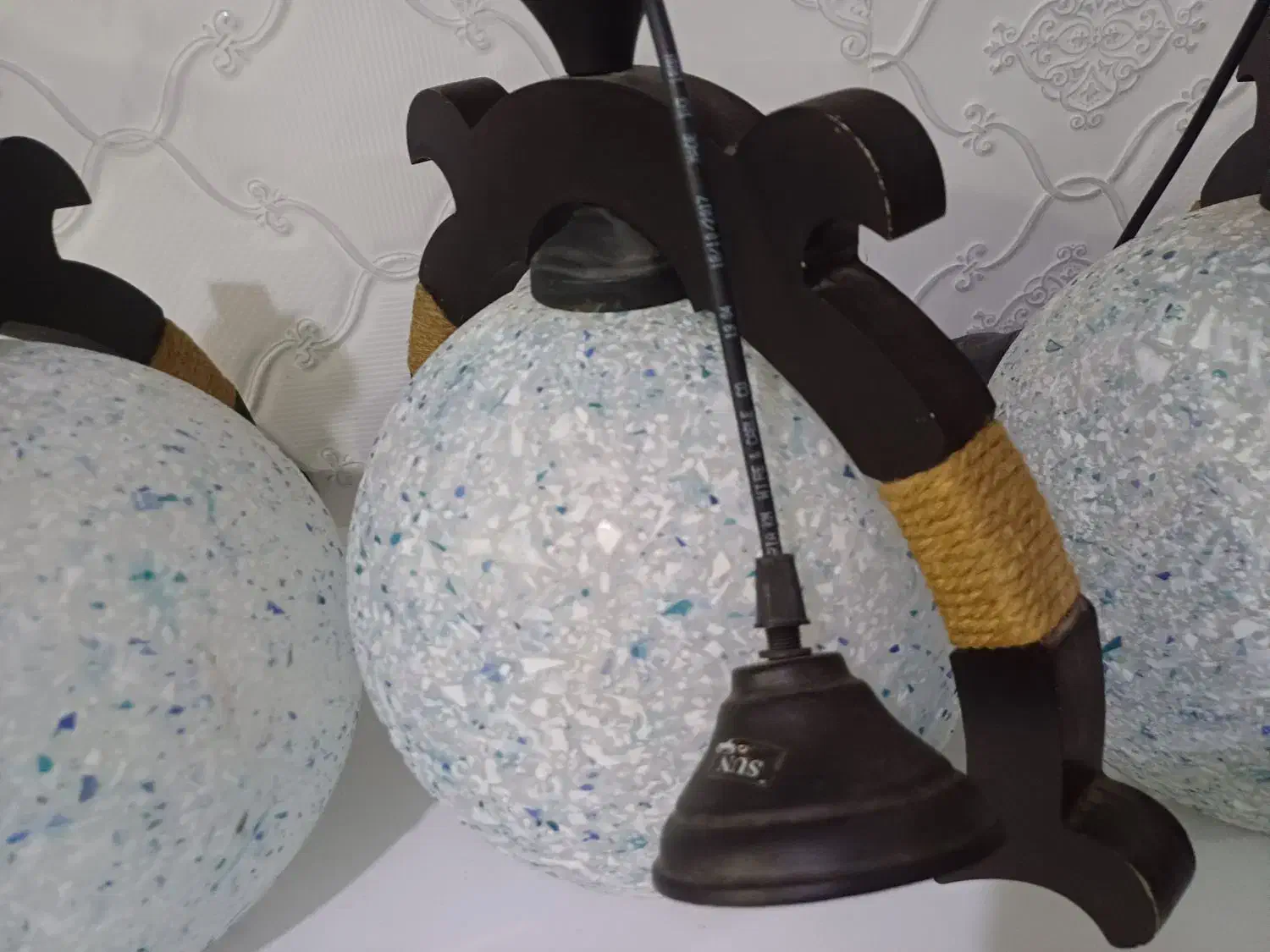 ۳عددلوستر|لوستر و چراغ آویز|اهواز, گلدشت|دیوار