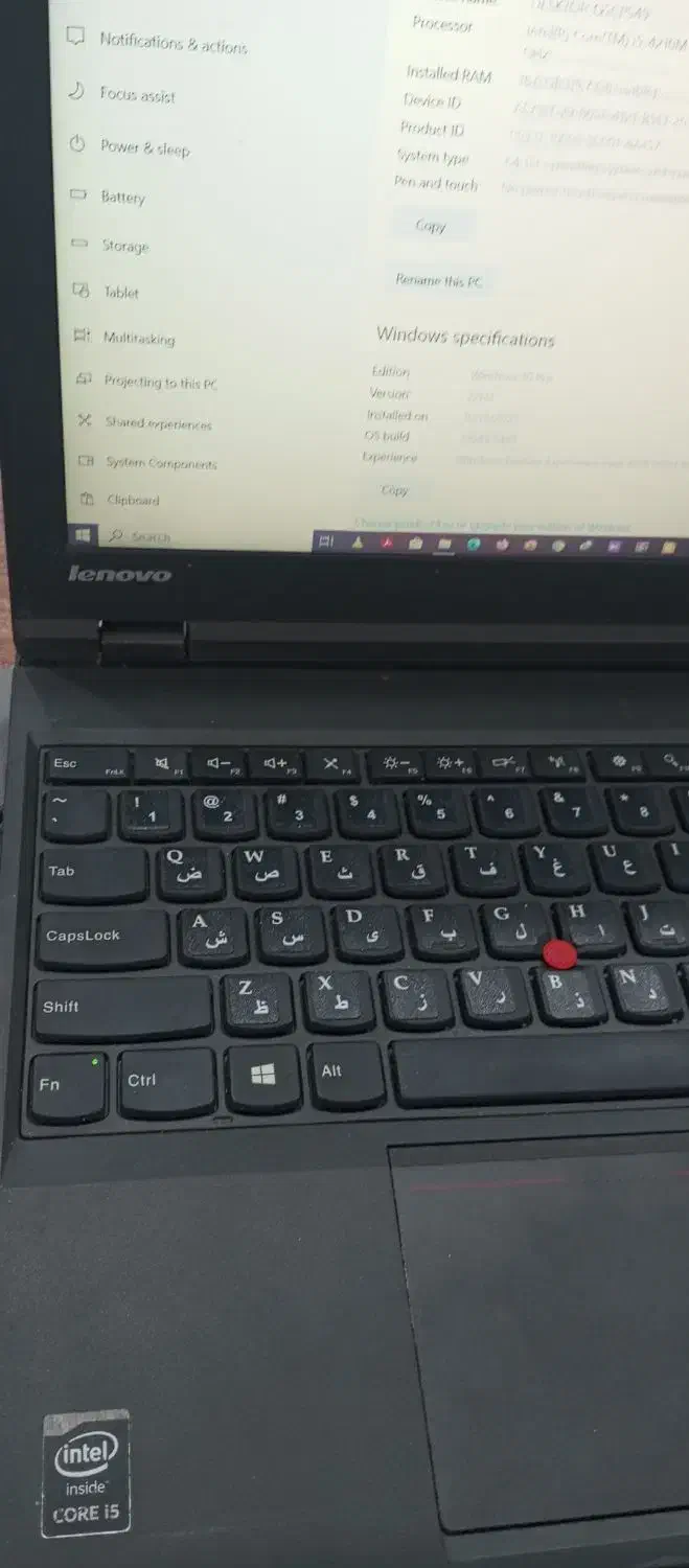 لپ تاپ لنوو ram 16g|رایانه همراه|کرج, ساسانی (قلمستان)|دیوار