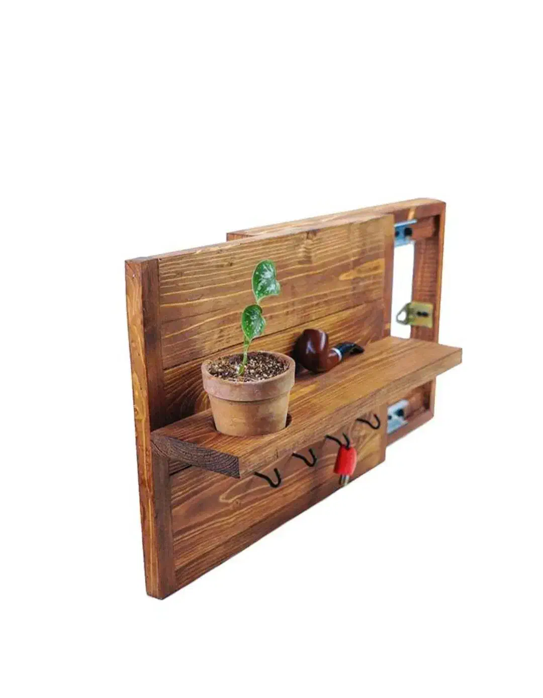 شلف و استند چوبی و رگال|کتابخانه، شلف، قفسه‌های دیواری|محمدشهر, محمدشهر|دیوار