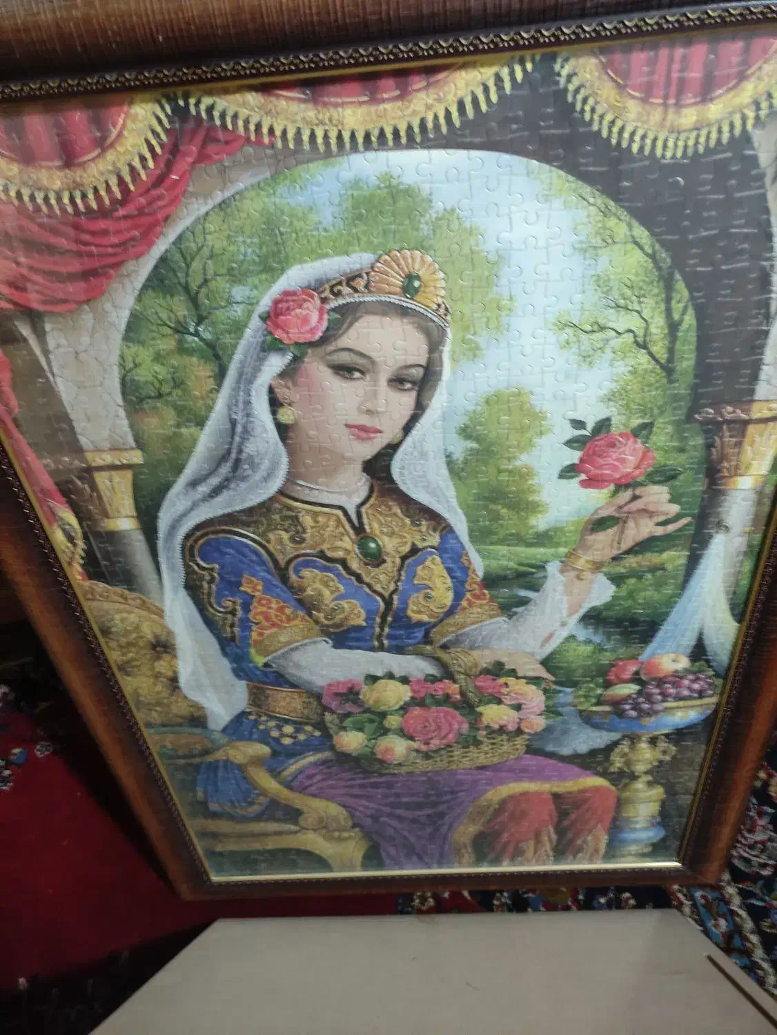 چند تابلو پازل وتابلو فرش|تابلو، نقاشی، عکس|شیراز, ترمینال باربری|دیوار