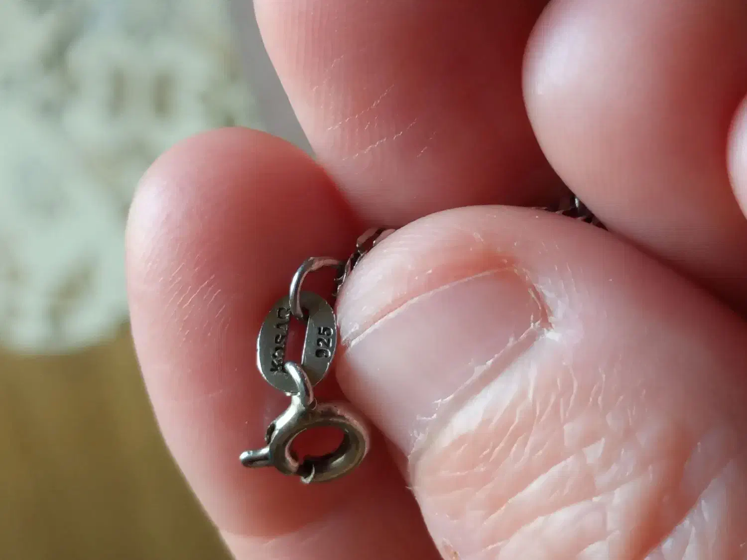 زنجیر نقره ۳گرم و۸۰۰|جواهرات|اردبیل, |دیوار