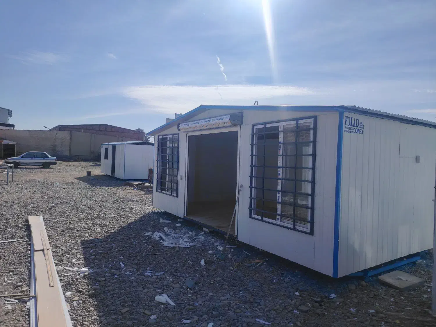 کانکس نگهبانی کارگاهی|مصالح و تجهیزات ساختمان|کرمان, |دیوار