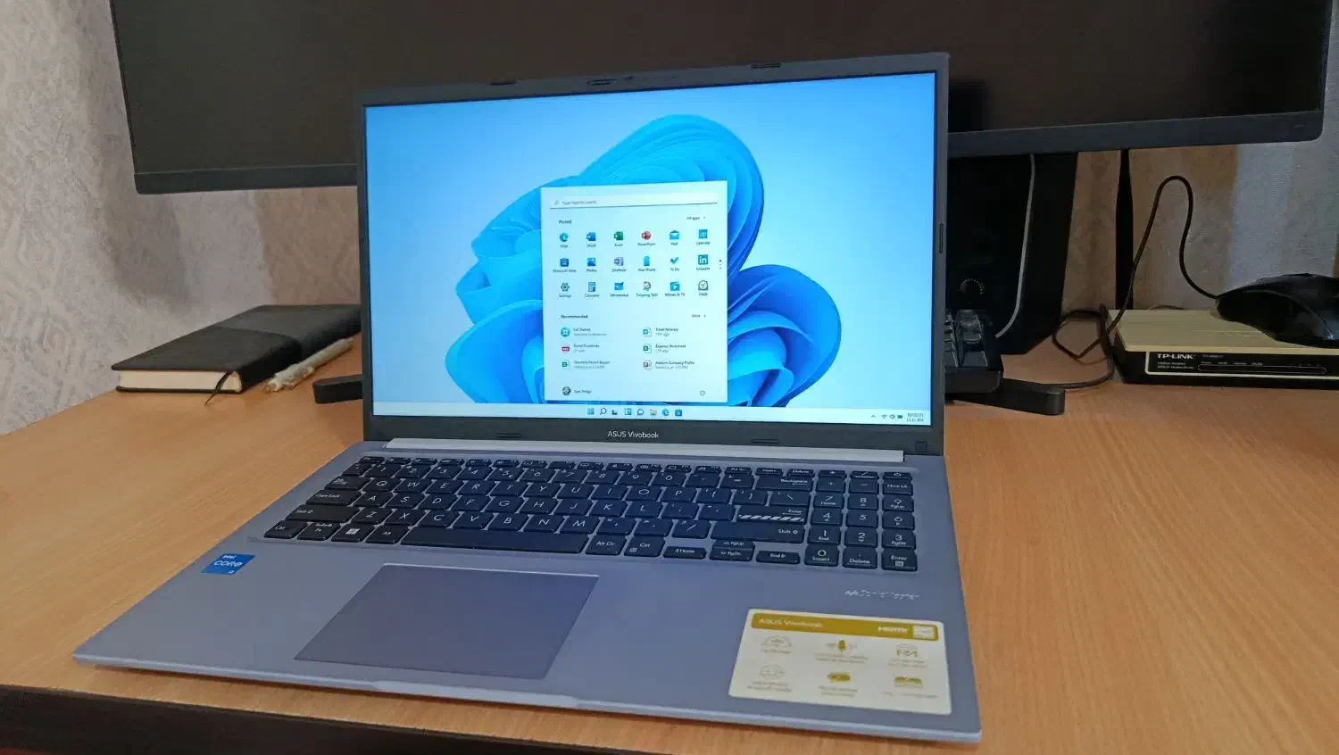 لپتاپ حرفه ای asus vivobook در حد نو|رایانه همراه|تبریز, |دیوار