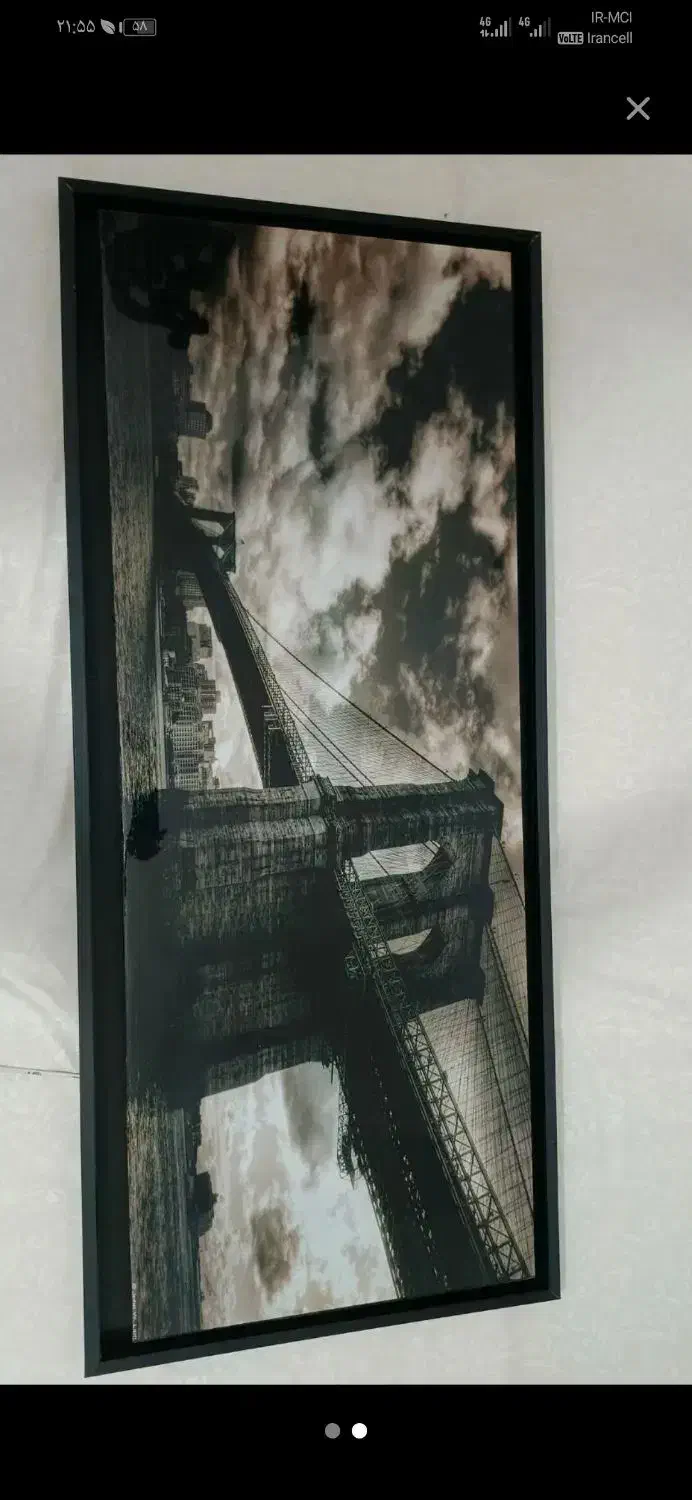 تابلو چراغ دار زیبا در حد نو|تابلو فرش|مشهد, نوید|دیوار