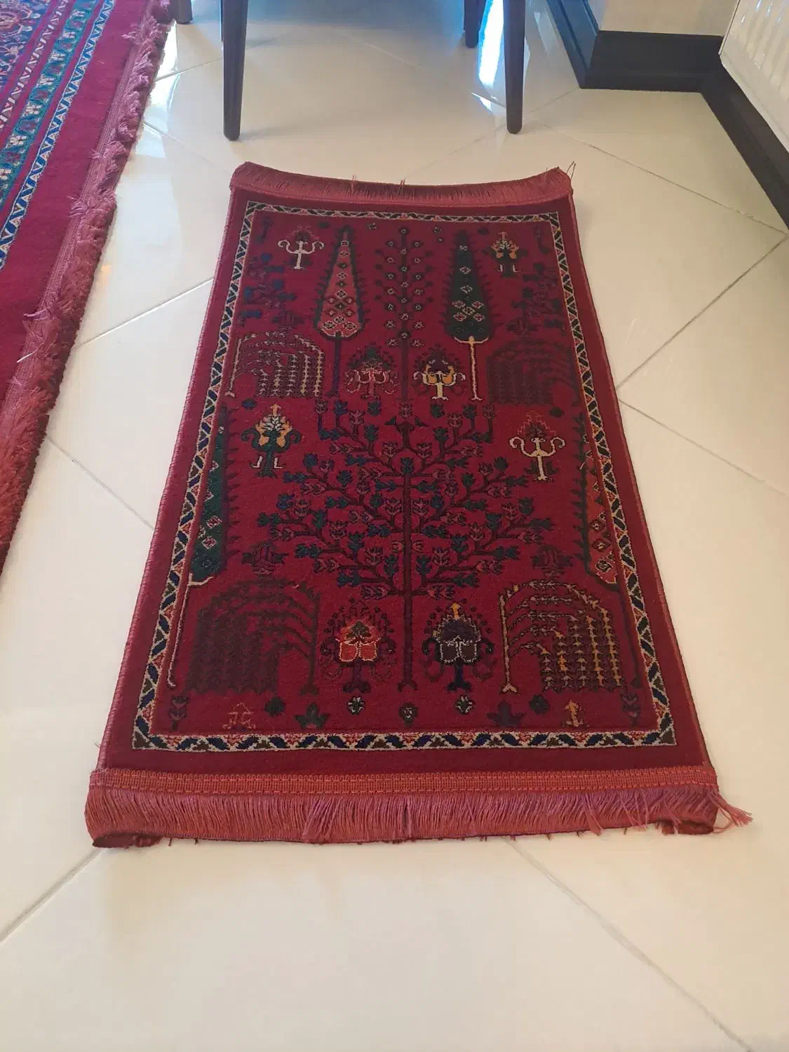 دوعدد کناره فرش سنتی ۷۰۰شانه|فرش|مهاباد (آذربایجان غربی), |دیوار