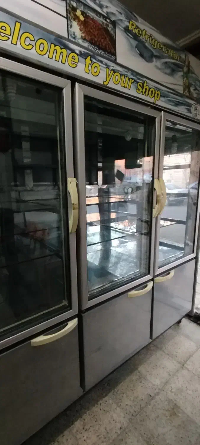 یخچال مغازه ایستاده ۶درب و یخچال بستنی صندوقی|فروشگاه و مغازه|زنجان, |دیوار