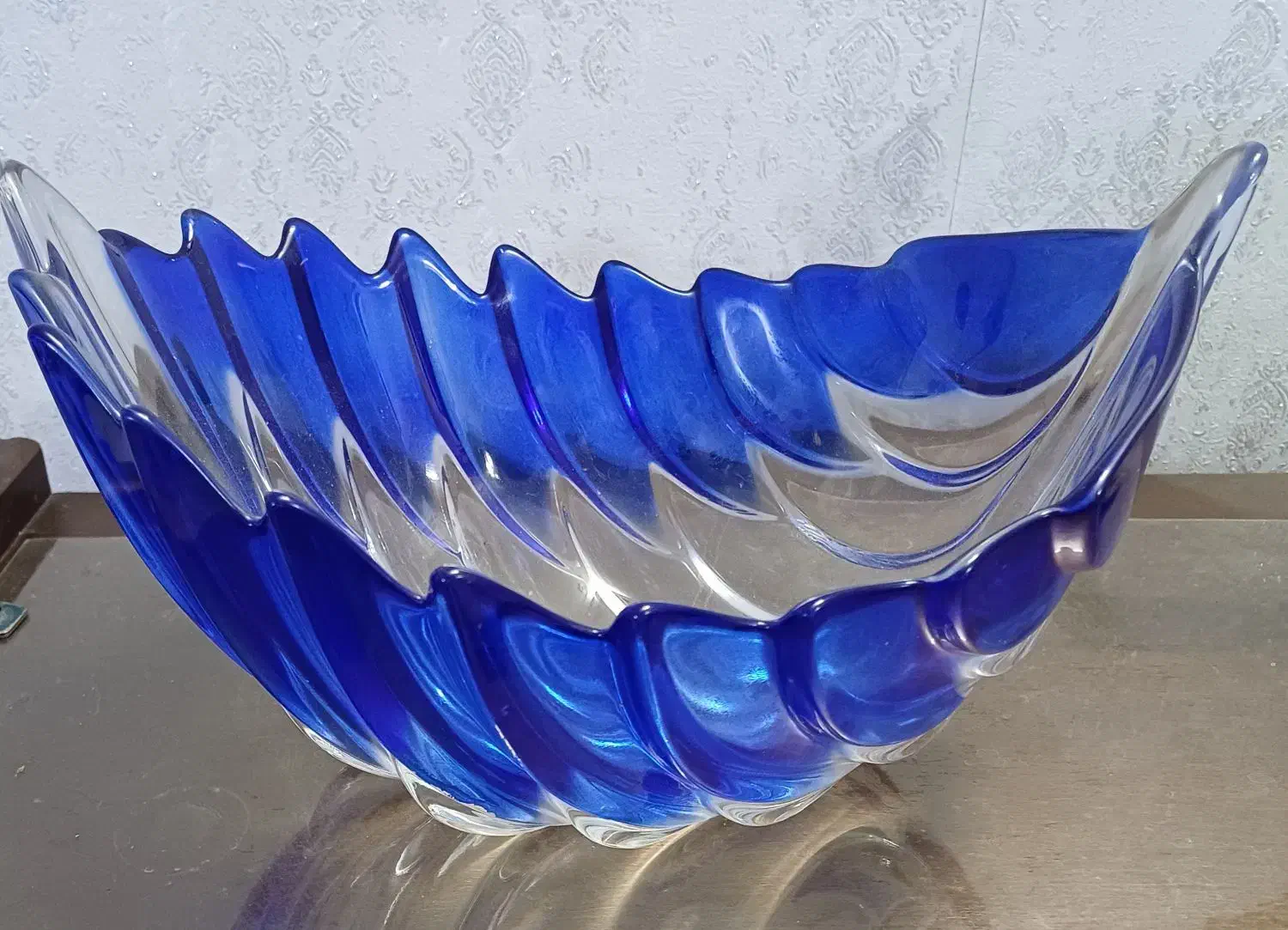 خورشت خوری ارکوپال ومیوه خوری برگی شکل سورمه ای|ظروف سرو و پذیرایی|رباطکریم, رباطکریم|دیوار