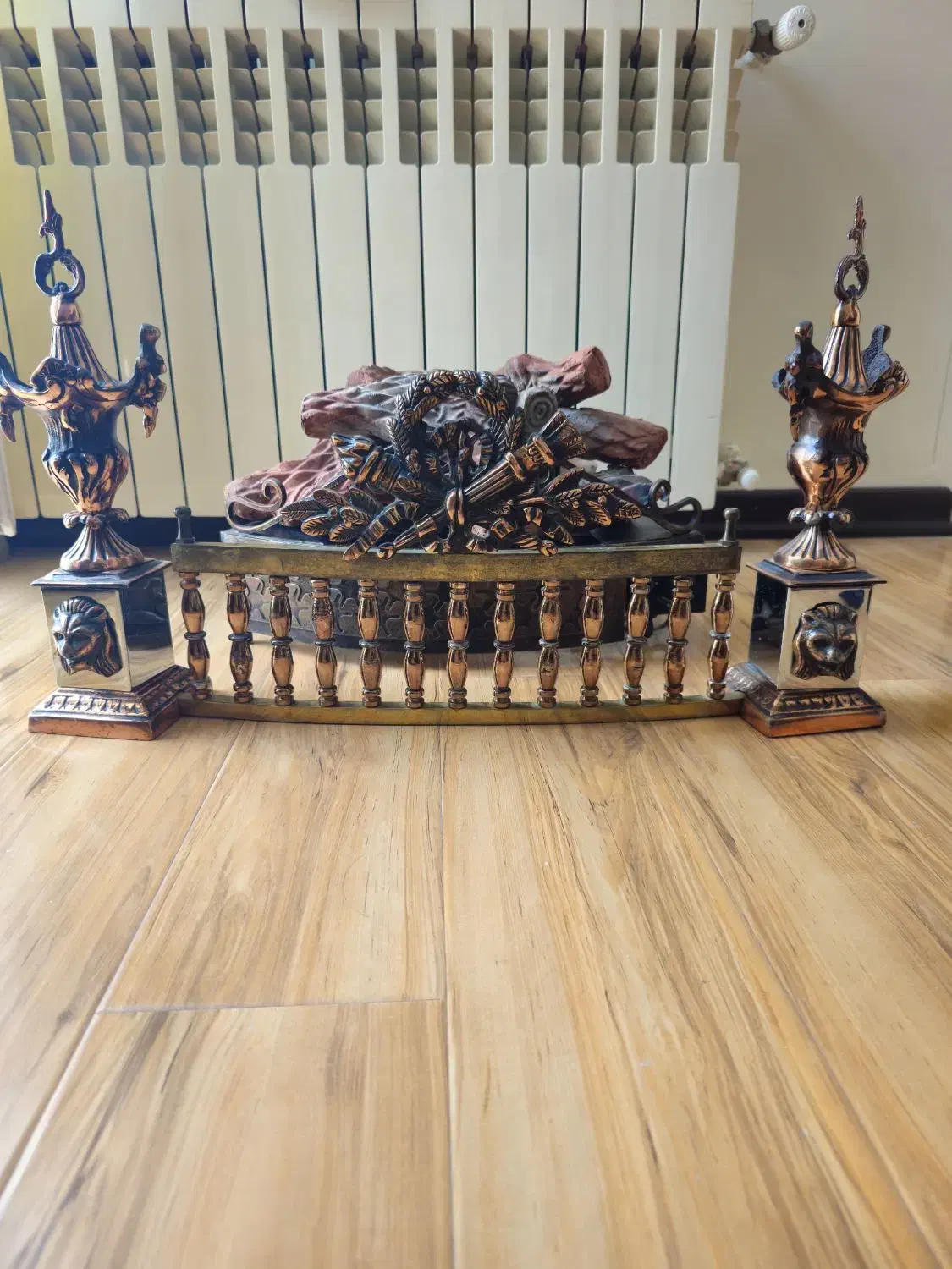 مشعل شومینه همراه با گارد و هیزم|بخاری، هیتر، شومینه|تهران, صادقیه|دیوار