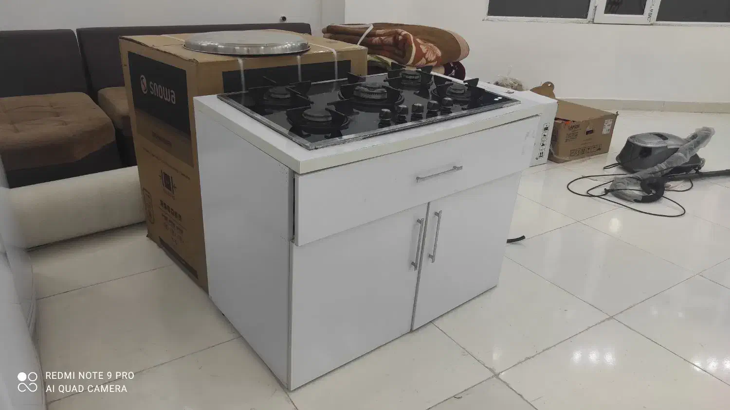 گاز صفحه ای و کابینت زیرش|اجاق گاز و لوازم برقی پخت‌وپز|اسلام‌‌آباد غرب, |دیوار